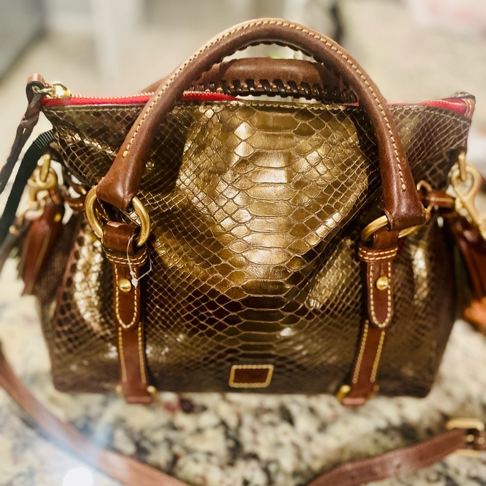 Dooney and Bert saddle bag